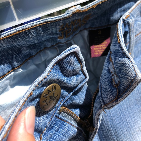 Zaba Di Light Wash Capris Jeans Size 4 - Picture 2 of 6